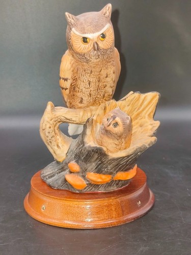 Tawny owl figurine - owl, leonardo