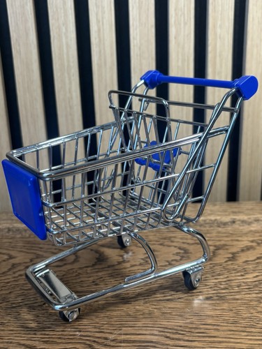 Heavy metal mini shopping cart - heavy,