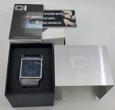 01 The One Binary Watch New Rare Large Face With Original Box & Papers GRM102B2
