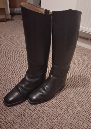 Long leather riding - leather,