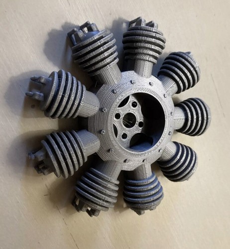 Radial engine cylinder dummy - 9,