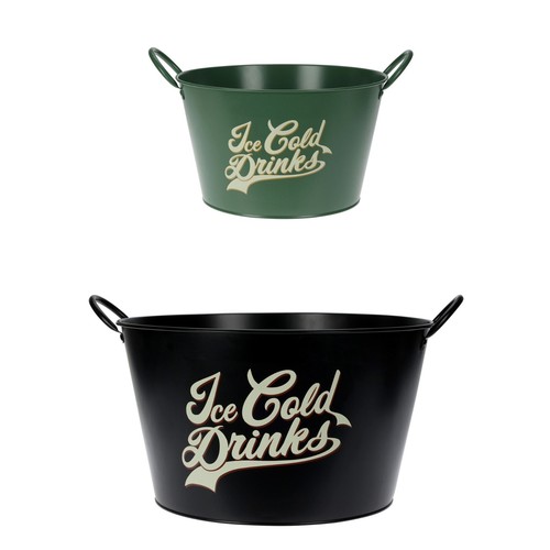 Large round ice bucket - round,