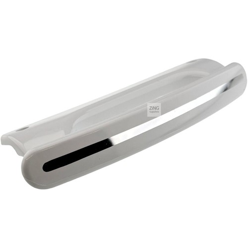 White fridge freezer door - white,