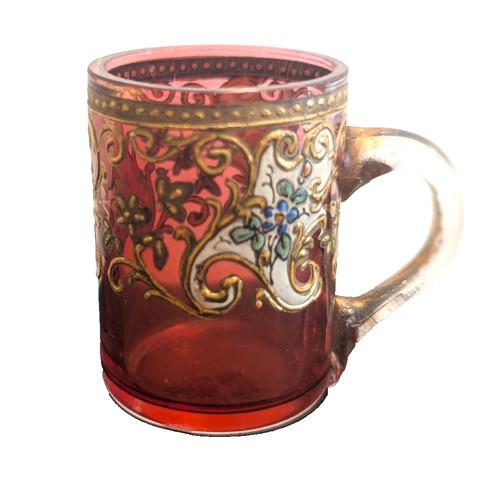 Victorian moser cranberry - ,