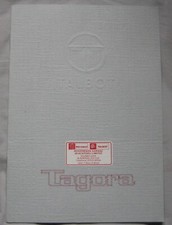 1981 Talbot Tagora Brochure