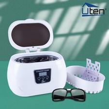 Digital Ultrasonic Cleaner 600ml Ultra Sonic Jewelry Glasses Watches Cleaning 