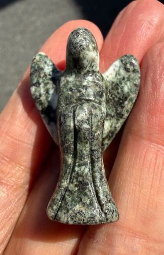 Preseli bluestone carved heart - carved,