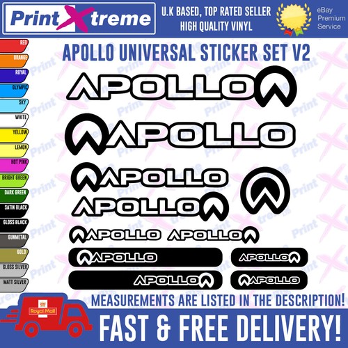 Apollo bikes vinyl - apollo, decals
