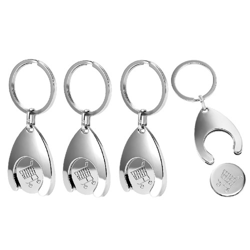 Trolley coin keyring - 4,