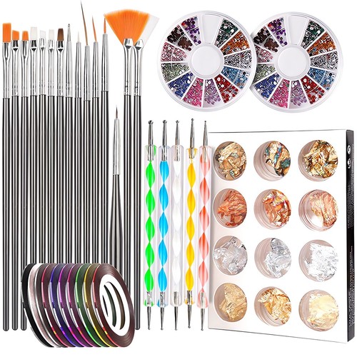 25pcs gel nail art brushes - 25pcs,