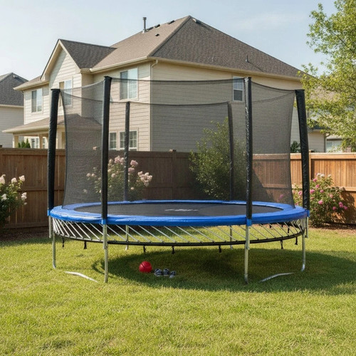 10ft blue trampoline - 10ft,