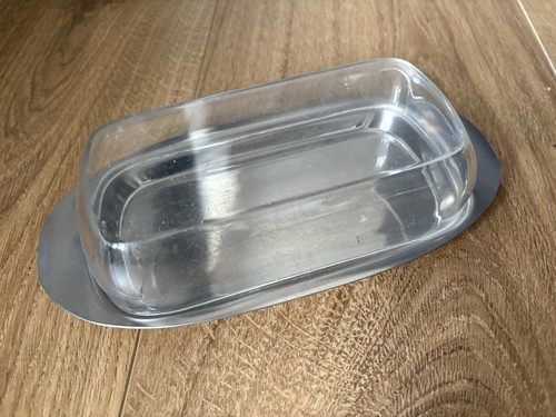 Viners butter dish stainless - viners,