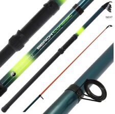 2 x 12ft Telescopic Beachcaster Fishing Rods Sea Fishing Beach Pier Travel Rod.