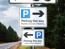 Personalised Wedding Parking