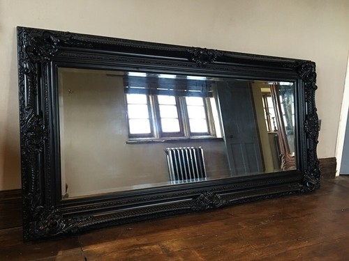Matt black gilt ornate large - matt,
