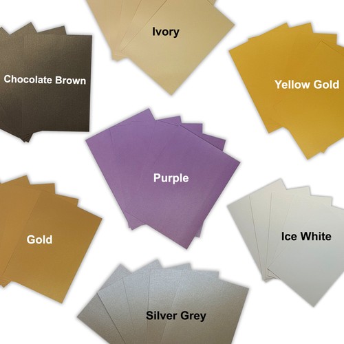 Pearlescent shimmer card - pearlescent,