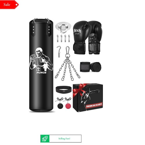 Unfilled boxing punching bag - punching,