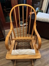 Wooden glider nursing chair - wooden,