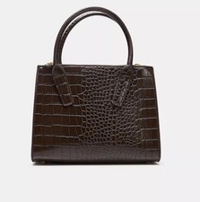 ZARA CROC EMBOSSED MINI CITY