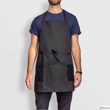 Jackson's : Artists Apron Black : Durable Splash-Proof Canvas with Large Pock...
