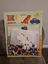 Hama Beads DIY Midi 5 + Dinosaur And Car Set