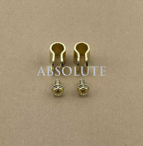 Gold sissybar clamps - sissybar,