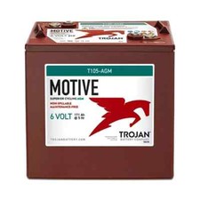 6V 217Ah Multi Purpose AGM Deep-Cycle Battery Trojan T105-AGM