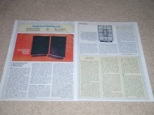 Quad esl rare speaker - rare,