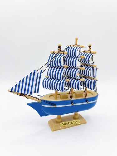 Sailboat model blue - and, white