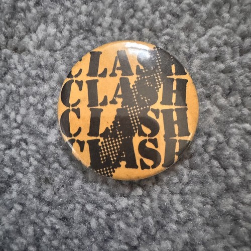 The clash pin badge button - the,