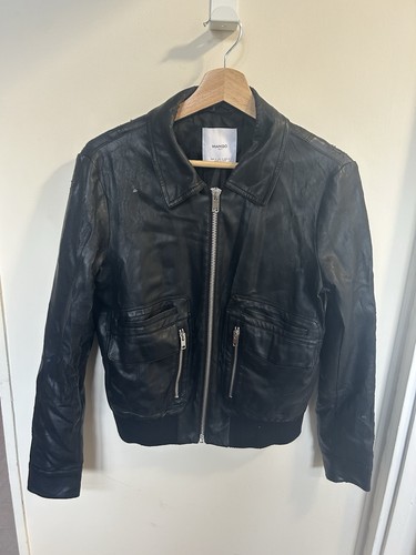 Mango vintage black faux - vintage,