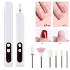 Electric Nail File Drill Portable USB Manicure Pedicure Machine Set Professional