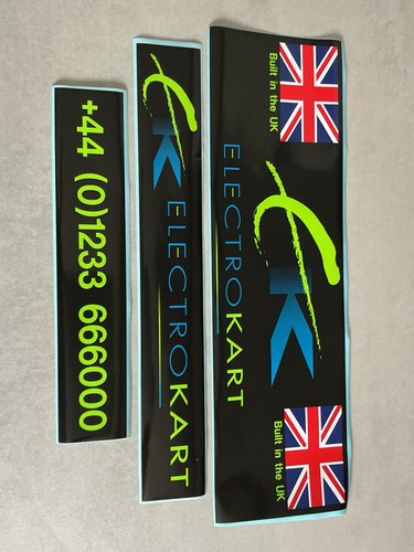 Electrokart golf buggy sticker - golf,