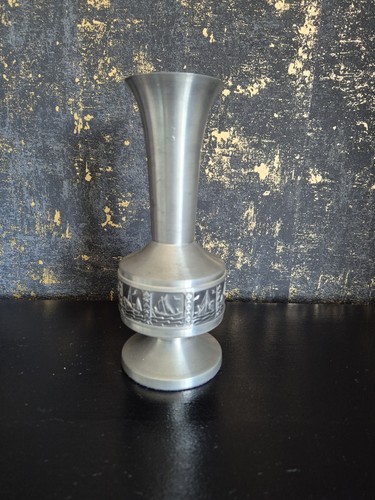 Pewter viking bud vase - pewter,