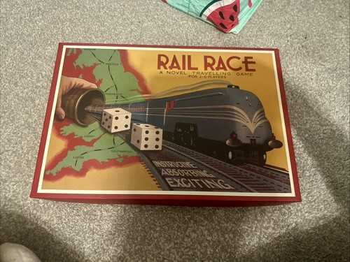 Vintage 1940s rail - "rail, race"