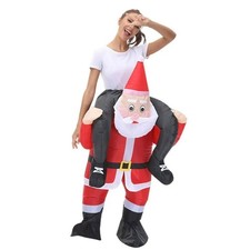 Inflatable Santa Costume Inflatable Suit Christmas Party Adult riding SantaClaus