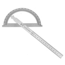 For Architectural Projects Angle Gauge Tool 180 Degree Ruler Clear Craft Scale