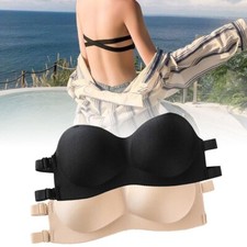 Strapless Padded Push Up Bra
