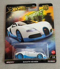 Hot Wheels Premium Real Riders Hammer Drops Bugatti Veyron 1/5
