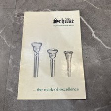 Vintage Early Schilke Mouthpiece Catalog Dealer