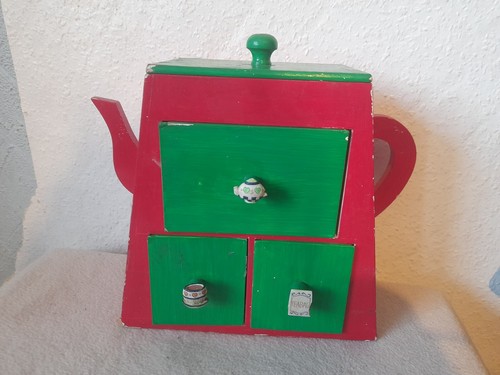 Handmade wooden tea pot - handmade,