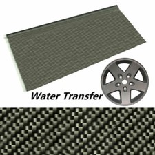 Black Carbon Fiber Water Transfer Dipping Hydrographics Hydro Film 100X50cm
