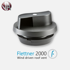 Flettner 2000 Van Wind Driven Rotating Roof Vent Horsebox Pickup Rotary UK 4X4