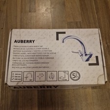 AUBERRY twin lever kitchen mixer tap