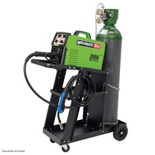 SIP WELDMATE AUTOPLUG MIG ARC TIG Welder 200A Synergic Inverter Welding & Cart