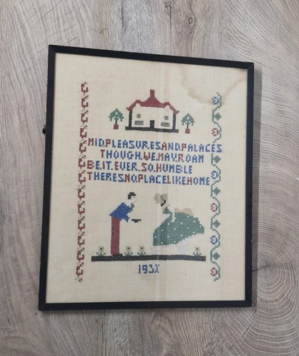 Antique cross stitch - cross,