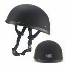 Lightest Motorcycle DOT Beanie Helmet Half Helmet Cap Skid Scooter Chopper USA