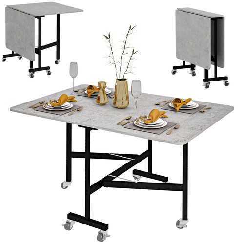 Homcom drop leaf table with - drop,