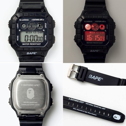 Bathing ape digital watch - bathing,