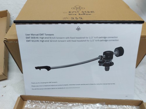 Emt 912 tonearm - 912, with